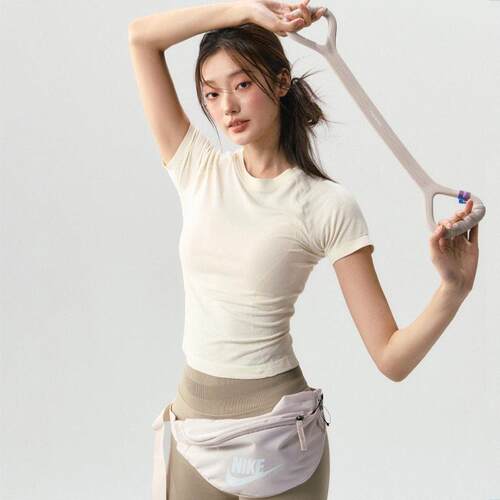 Sports short sleeved women's season tight yoga clothes,