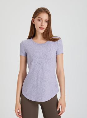 Snowflake breathable sports short sleeved women's clothing