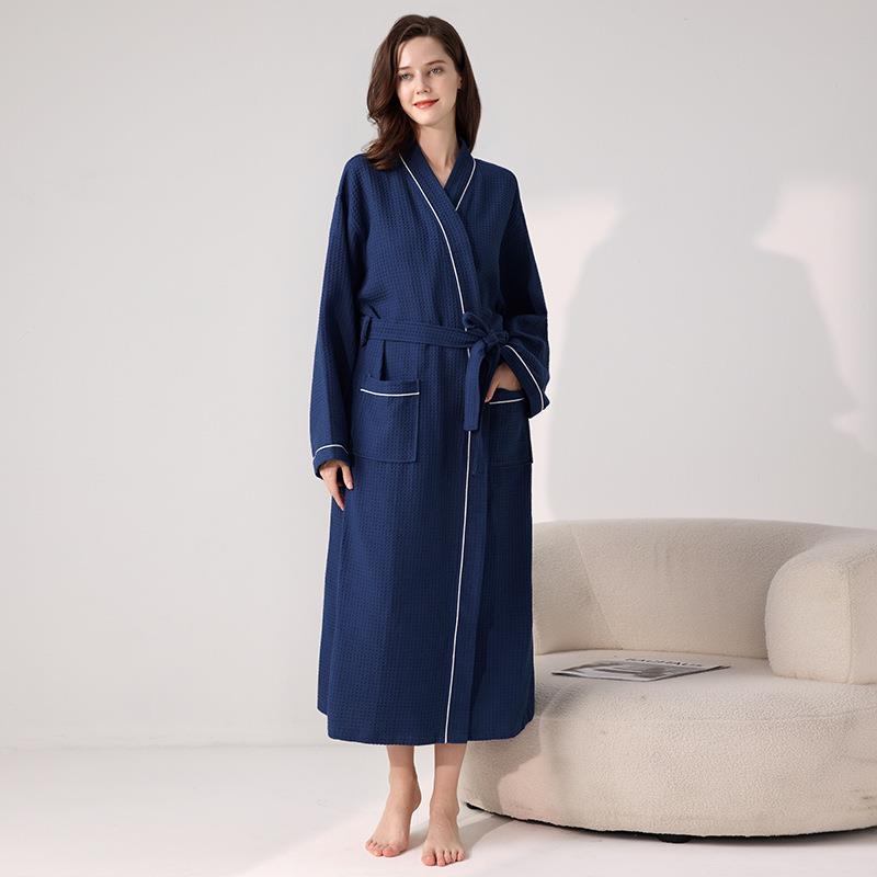Cotton bathrobes, hotel men's and women's couple's