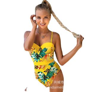 Jumpsuit, swimsuit, fat woman, backless suspender, bikini,