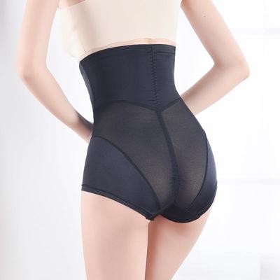 Zipper waist cinching pants, body shaping pants, high