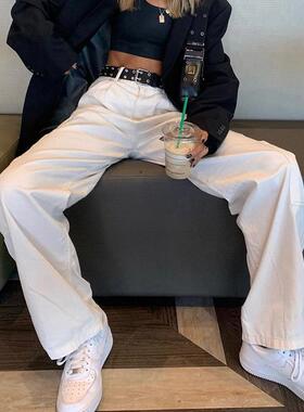 Women's pocket denim straight leg pants 女装口袋牛仔直筒裤