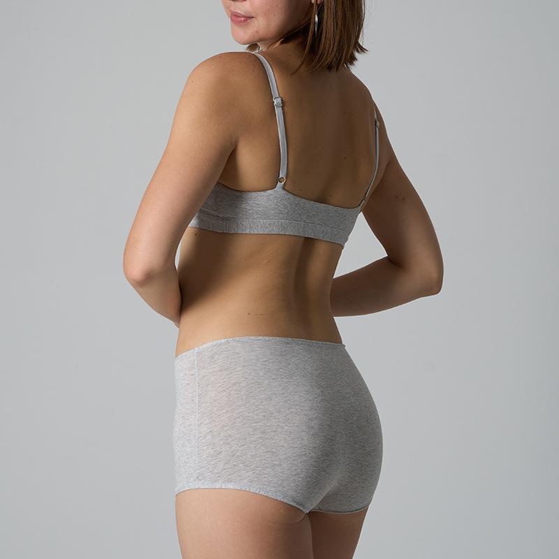 Cotton ammonia strapless bra underwear women's flat corner