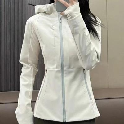 Waterproof hooded slimming outdoor sports jacket jacket,