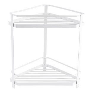 乐狮扇形落地铁艺置物架厨房转角三角架浴室桌面收纳架子调味罐架