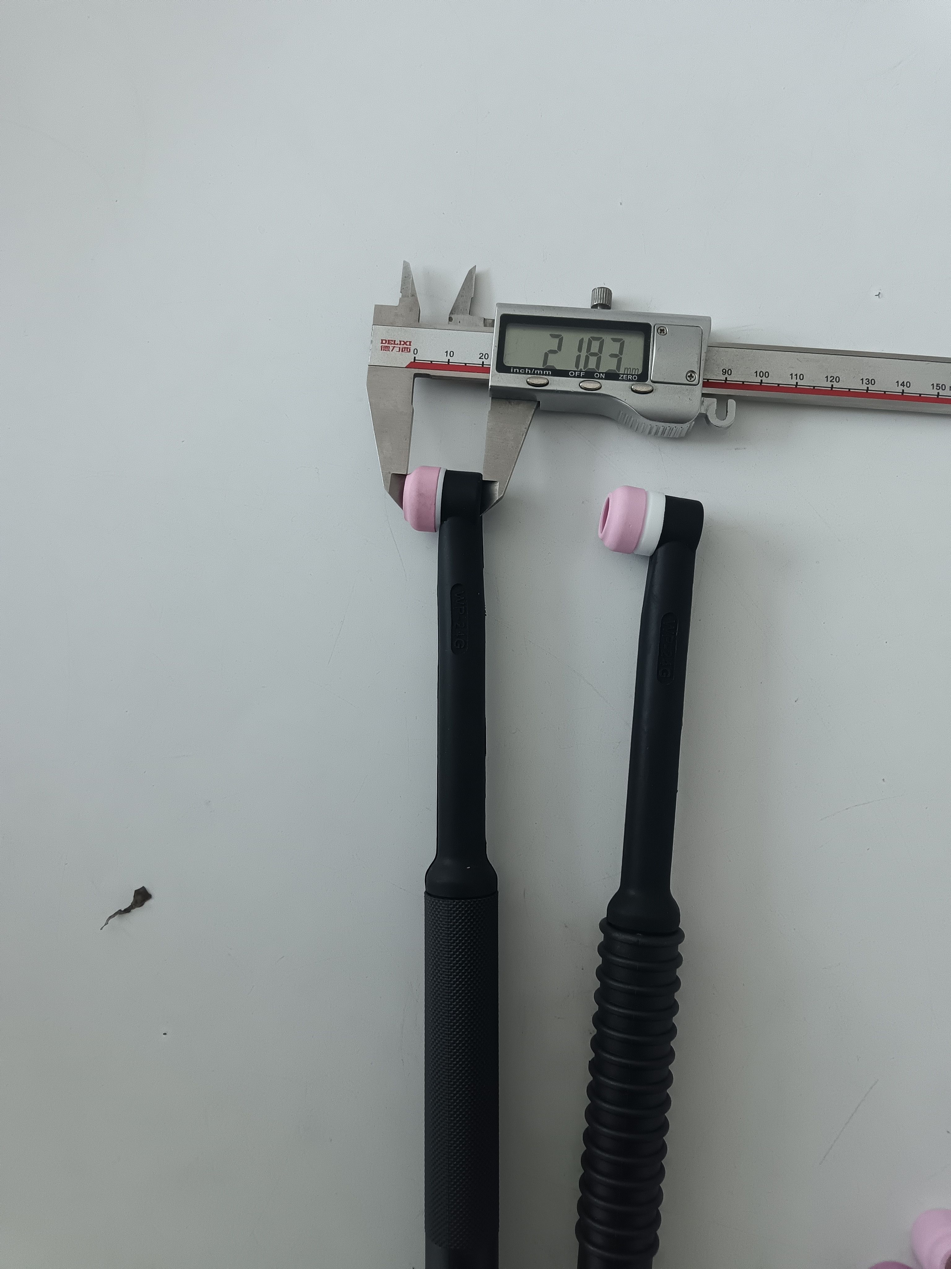 wp-24超小氩弧焊枪头焊把焊枪枪头配件气冷枪头水冷WP-18接口通用