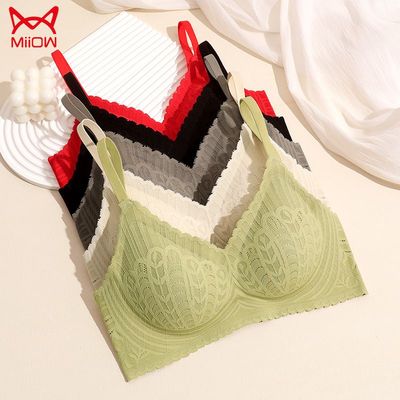 无痕舒适聚拢无钢圈蕾丝文胸
