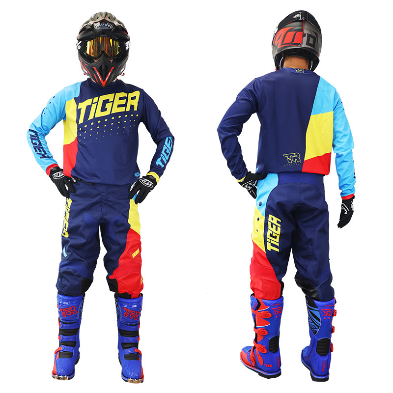 清仓tr虎牌越野摩托车车服赛车服骑行服场地林道透气防摔儿童男女