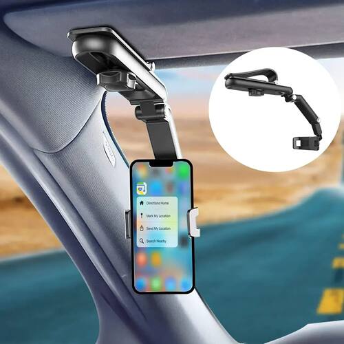 Sun Visor Phone Holder for Car Holder Multifunctional 360 Ro