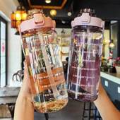 水杯 Bottle Liter capacity Water large cup Girls water