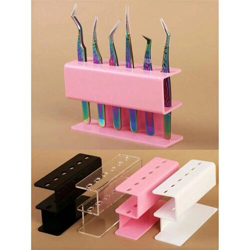 1pc Acrylic Eyelash Tweezers Display Holder-Eyelash Extensio