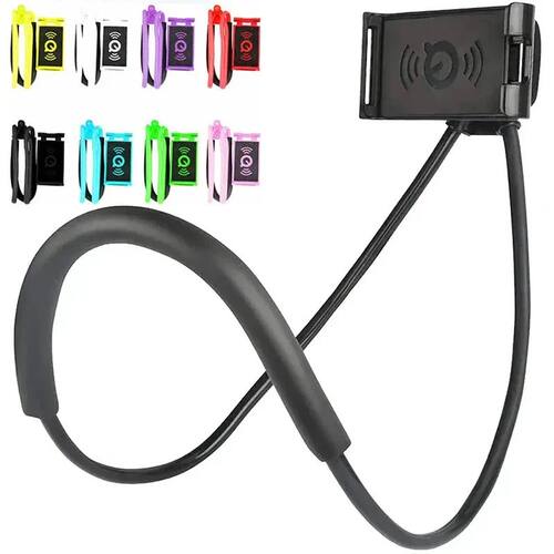 Lazy Hanging Neck Phone Stand Holder Rotatable Mobile Phone