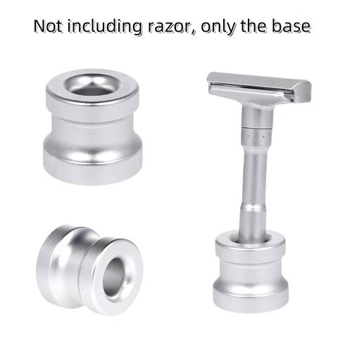 (Stand Only) Men's Shaving Razor Base Aluminum Alloy Safety