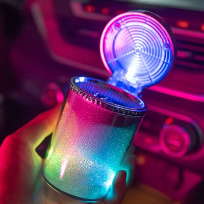 Car ashtray Creative multi-functional outlet with light lumi