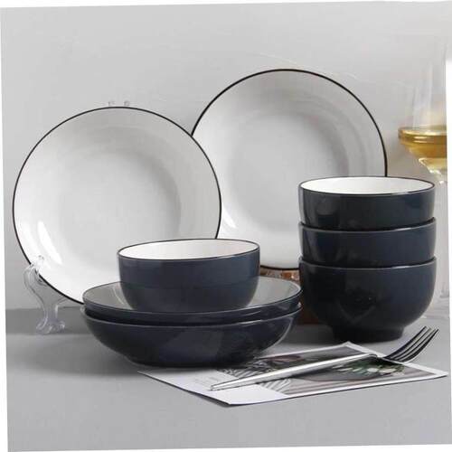 18-piece set of bowls and plates set of ceramic bowls and 10