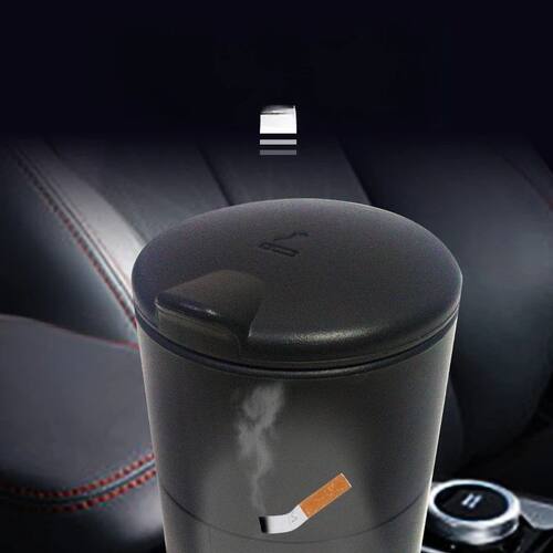 Portable Car Ashtray, Dual-purpose Car and Household Ashtray
