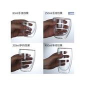 cup italian double espresso glass insulated latte mocha