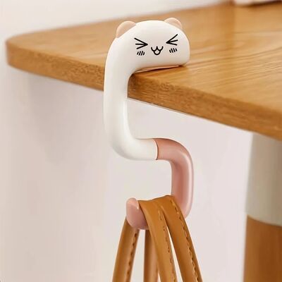 1 Piece Pink Handbag Hook, Portable Hand, Lightweight and Ea