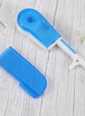 1pc Replaceable Dental Floss Holder Dental Flosser Flat Wire