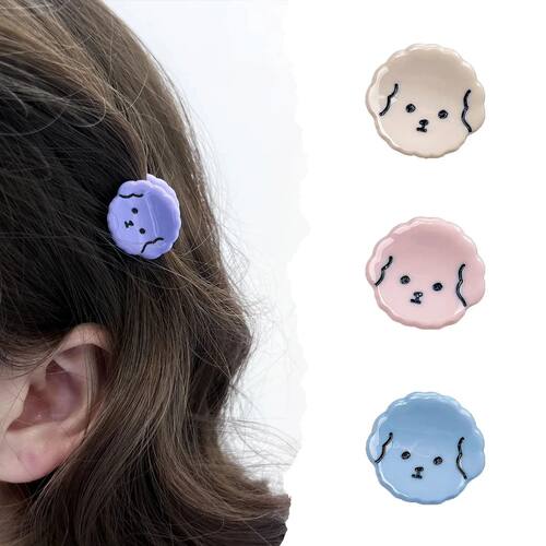 Cartoon puppy acetic acid claw clip temperament cute mini ha