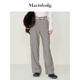 冬季 裤 玛丝菲尔西装 新灰色千鸟格时尚 正装 商场同款