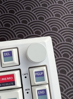 机械键盘套件旋钮cnc铝合金瓷白粉色直径6mm适合狼蛛f75vgn75hi8