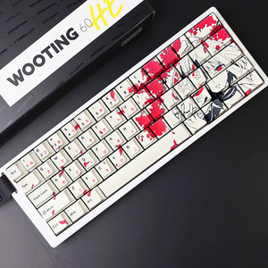 狐狸面具少女键帽pbt适用wootingmade68ez63美加狮fire68醉鹿a75