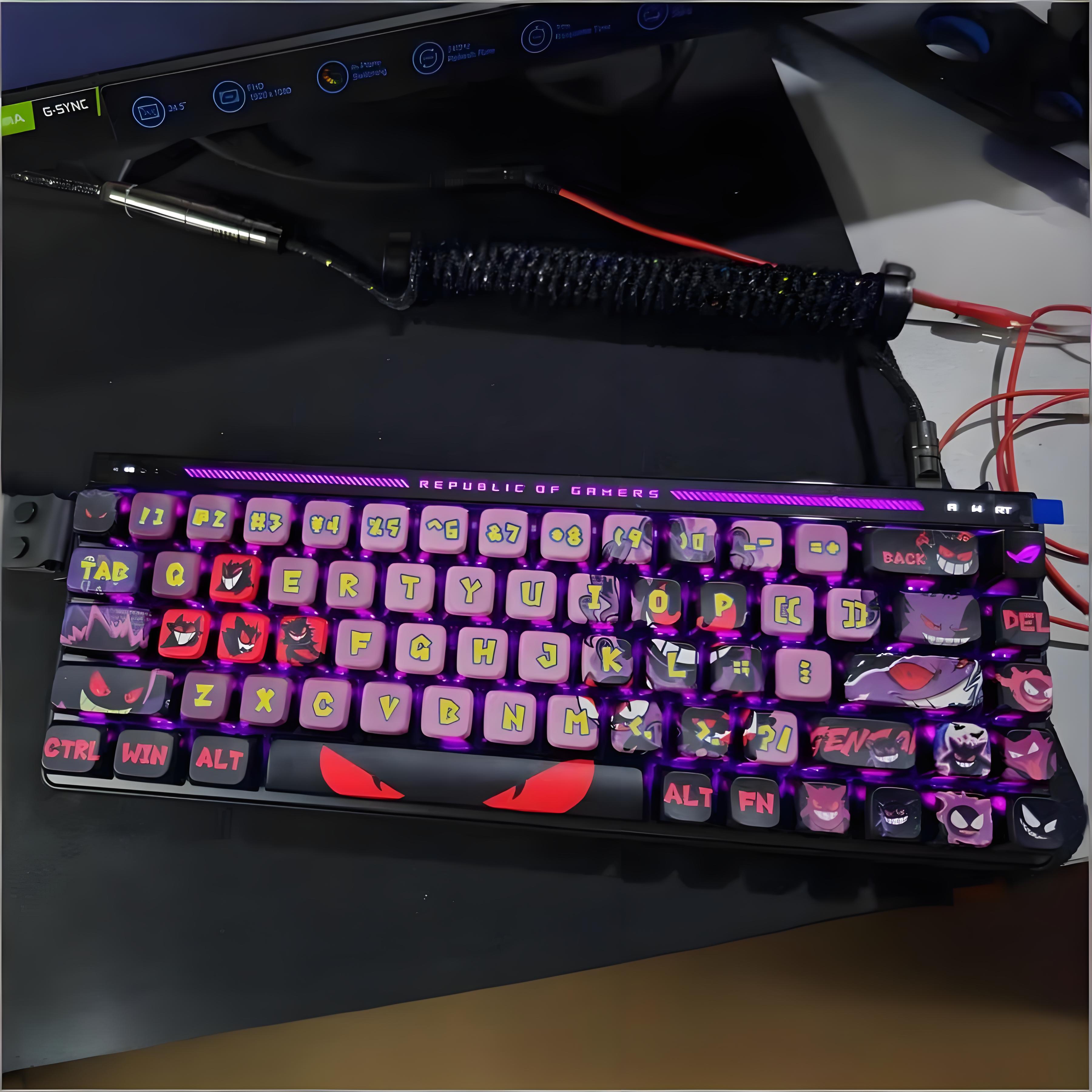 耿鬼键帽支持魔导士ace68夜魔rs7