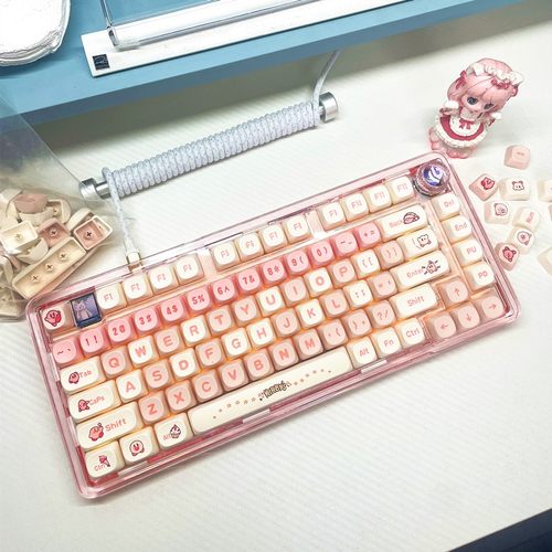 星之卡比键帽支持狼蛛f7568雨75