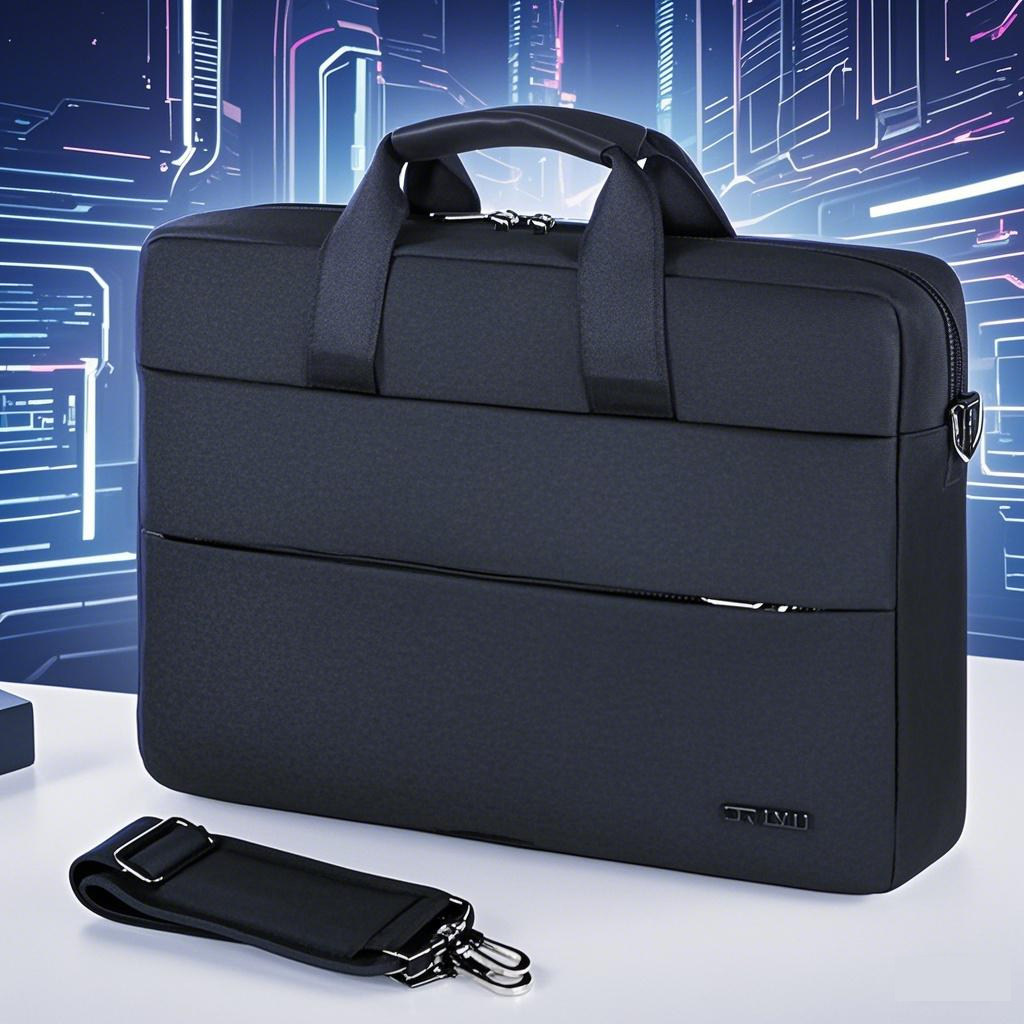 单肩手提笔记本电脑包防水防震