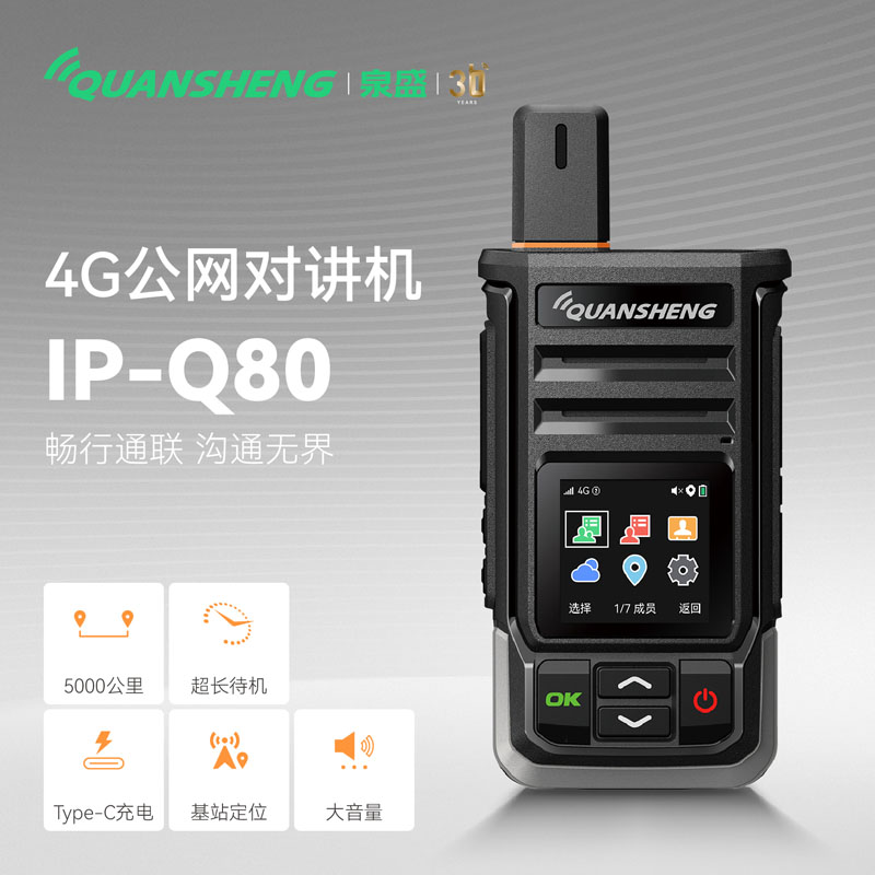 泉盛4G公网终身免费全国对讲机图片