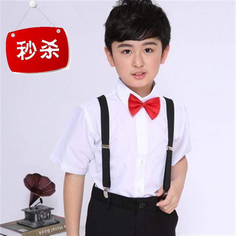 18w全棉正装儿童短袖短袖 小孩男童白色长袖衬衫 男孩衬衫学生衬在类目 童装/婴儿装/亲子装, 衬衫中 - 来自Buy2taobao.com提供专业的淘宝代购服务