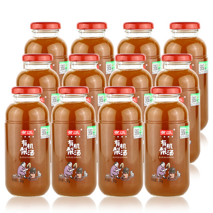 煮派有机梨汤冰糖雪梨汁果味果汁饮料滋补养生280g*12瓶门店同款