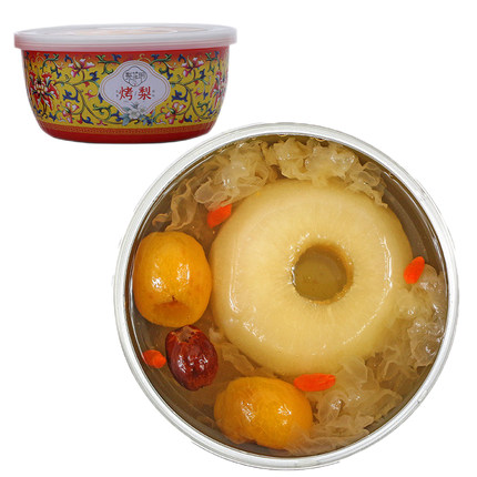 煮派枇杷烤梨水果饮料炖梨即食免炖煮银耳水果捞雪梨银耳羹 500g