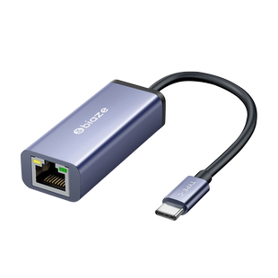毕亚兹typec转网口千兆手机连网线接口rj45网络外接头以太网卡转换器适用台式笔记本电脑手机平板拓展坞