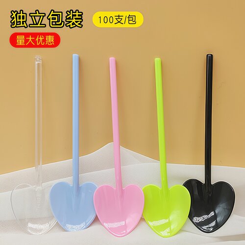 蛋糕一次性塑料可爱精致甜品勺