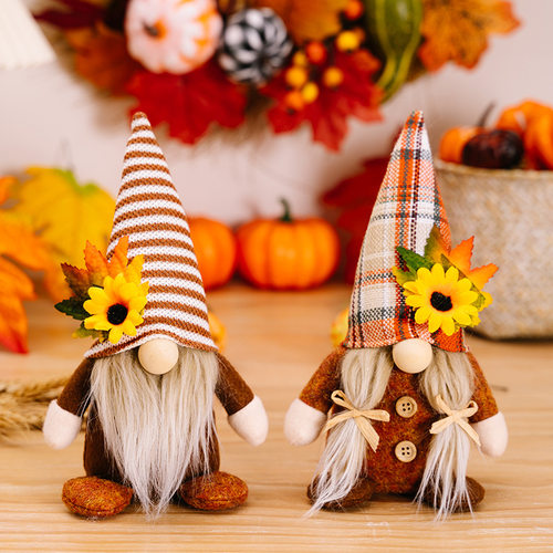 Christmas Harvest Festival Sunflower Faceless Ornament doll