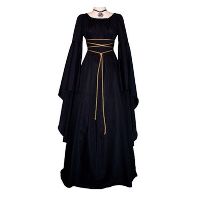 Long sleeved irregular women's dress Halloween costume连衣裙