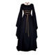 sleeved dress irregular Long women Halloween costume连衣裙