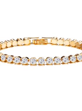 Temperament Single Row Bracelet Crystal Simple hand chain