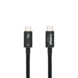 CalDigit雷电5编织数据线Thunderbolt 5 Pro 240W连接线0.5米
