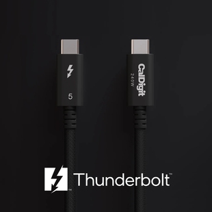 240W连接线1米 Pro CalDigit雷电5编织数据线Thunderbolt