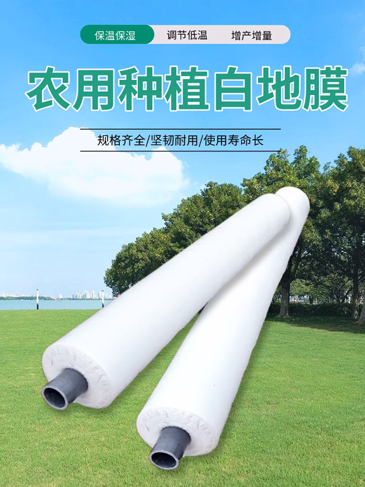 地膜农用种植白色保温保湿加厚小拱棚塑料薄膜工程膜混凝土养护膜