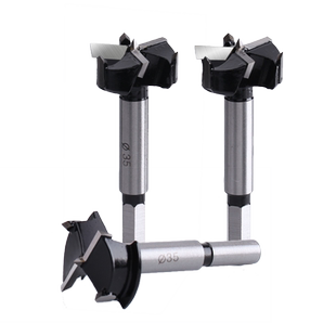 木工铰链开孔器定位专用木工合金橱柜合页电脑桌30 35 40打孔钻头