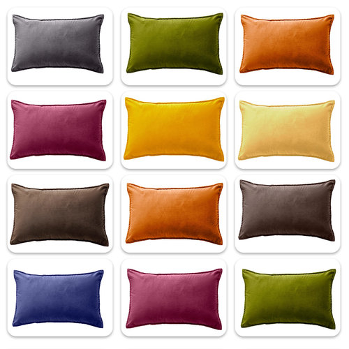 古尔曼天鹅绒腰枕腰靠