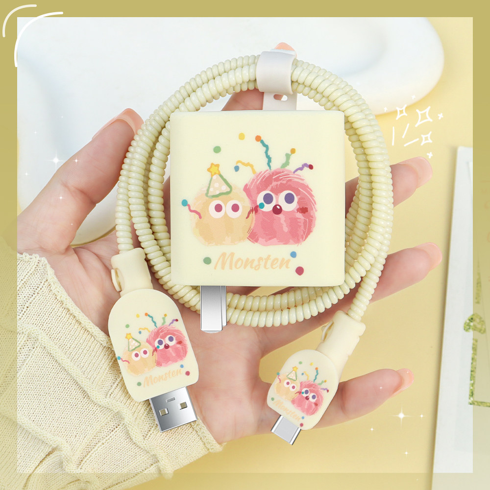 适用100WiQOO15充电器充电线保护套可爱印花款iQOOz11turboz10turbopro通用数据线全包耐脏线套iQOO13防折断,3C数码配件,充电器保护套,淘宝优惠券,粉丝福利购,淘宝优惠卷