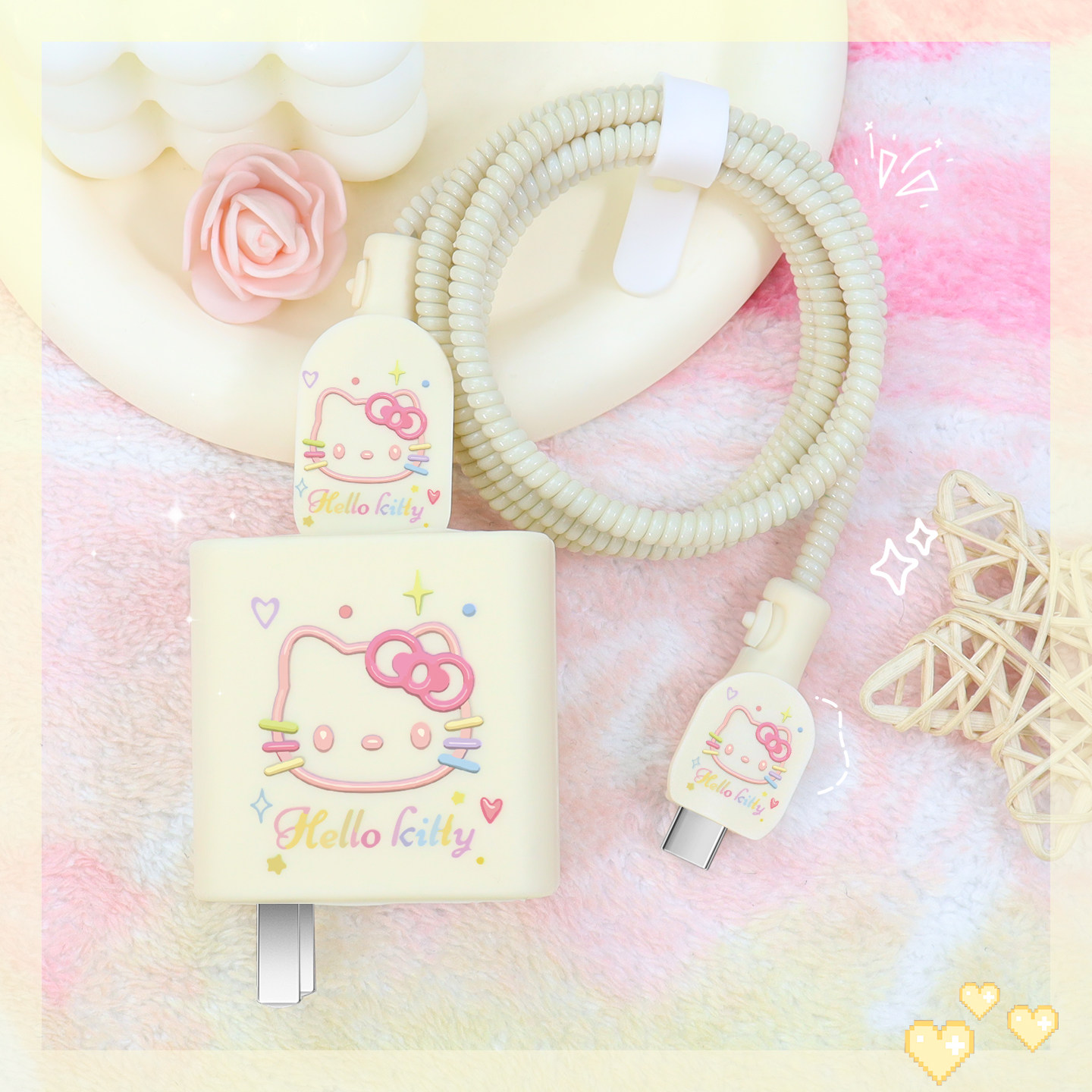 适用小米14Pro充电器充电线保护套120W小米13Pro/红米K80至尊版通用防折断缠绕绳红米K80Pro/红米K70印花新款,3C数码配件,充电器保护套,淘宝优惠券,粉丝福利购,淘宝优惠卷