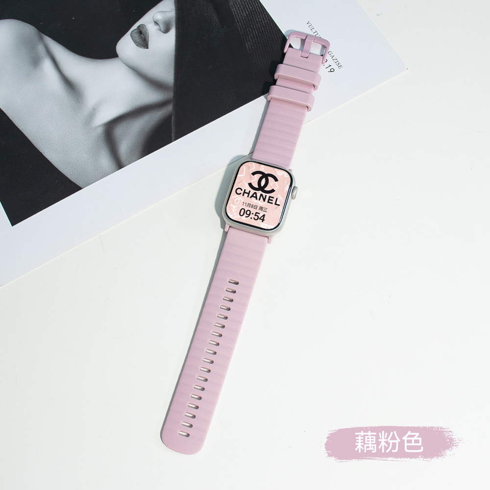 潮牌个性硅胶纯色简约款腕带