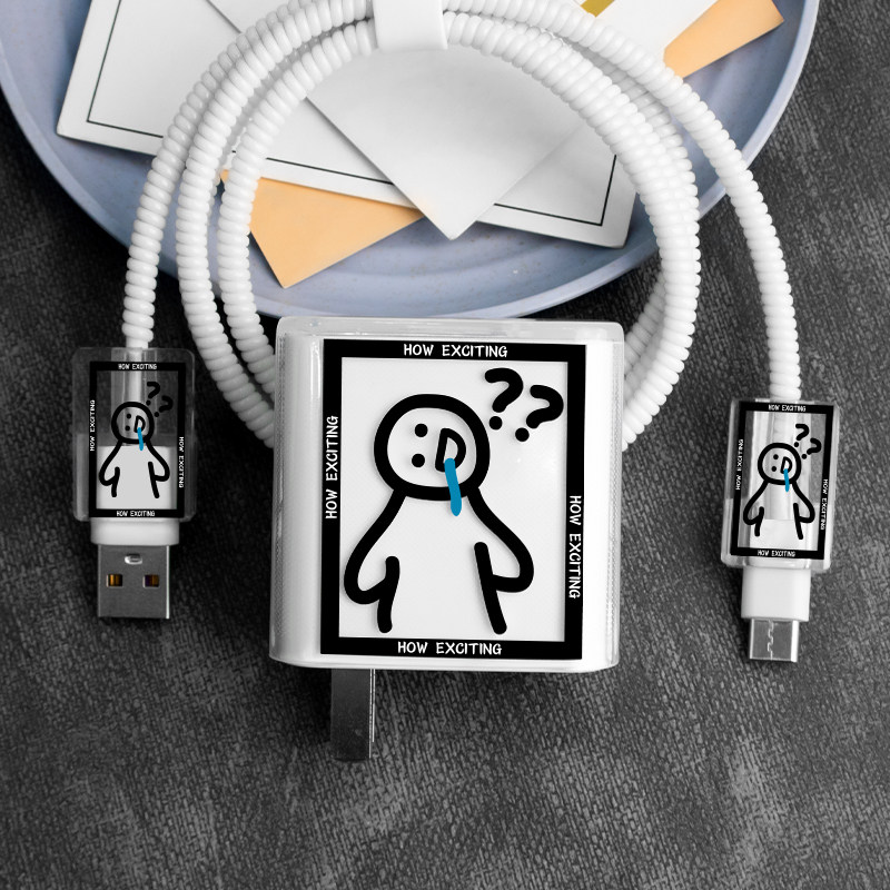 适用于华为88w数据线保护套