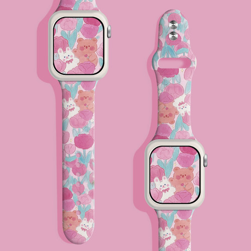 iWatch表带花丛虎个性潮